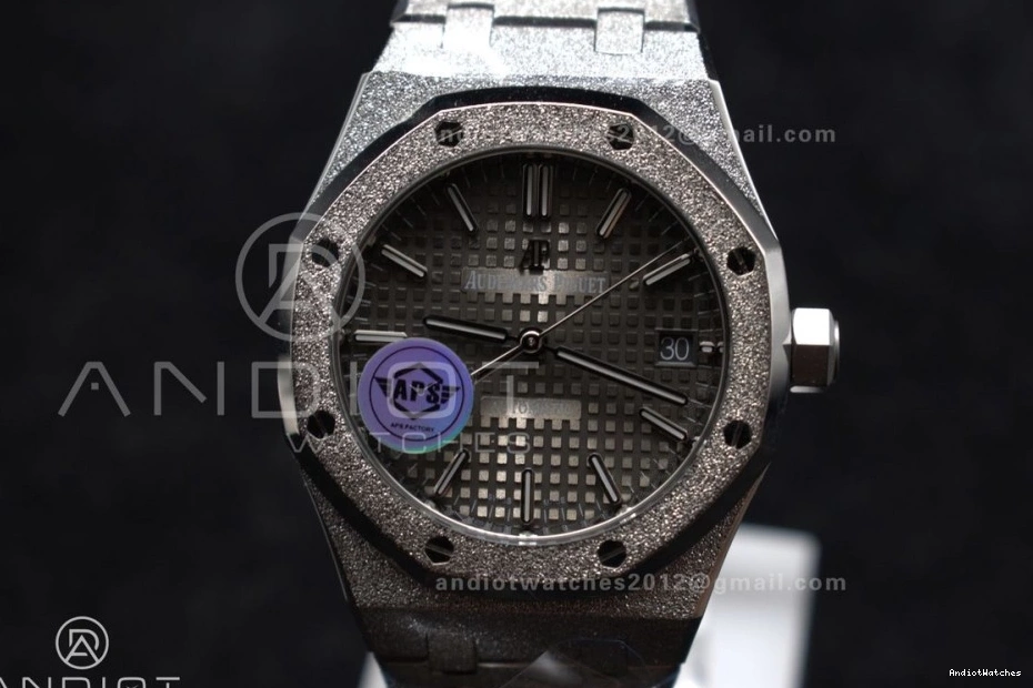 37mm APSF SS Royal 1:1 SA3120 SS Grey 1031 Super on Bracelet Best Dial Oak Frosted Clone Lightweight Textured 15454 Edition 1230